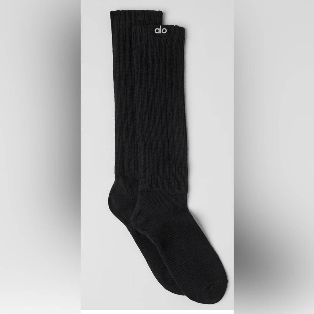 ALO Yoga Unisex Scrunch Sock 100 % Authentic